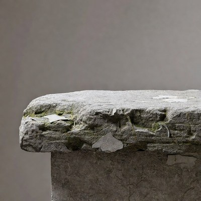 Mossy Stone Table Edge