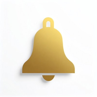 Golden Bell Clipart