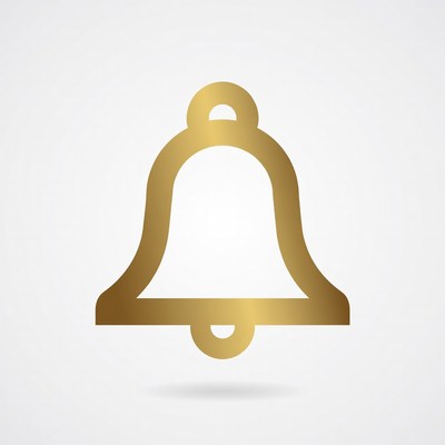 Golden Bell Icon