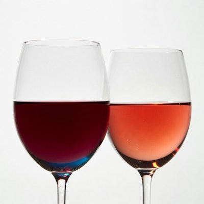 Red and RosÃ© Wine Glasses