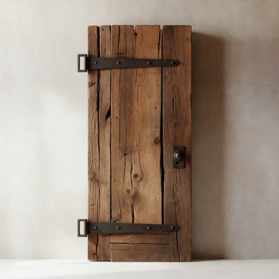 Rustic Wooden Barn Door