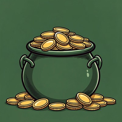 Pot of Gold Illustration
