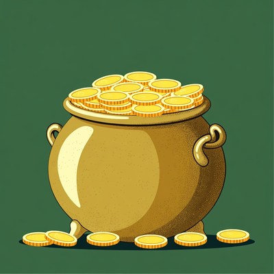 Pot of Gold Coins