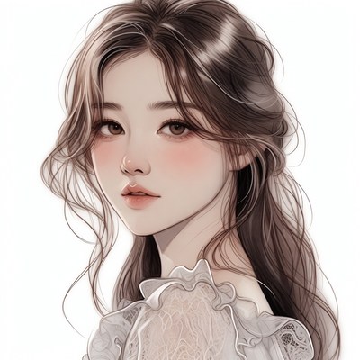 Beautiful Asian woman portrait