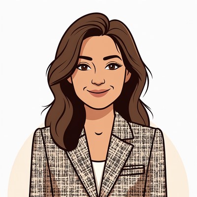 Smiling Asian woman in blazer