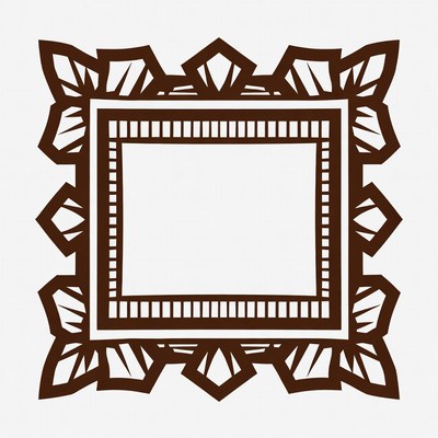 Ornate Empty Picture Frame