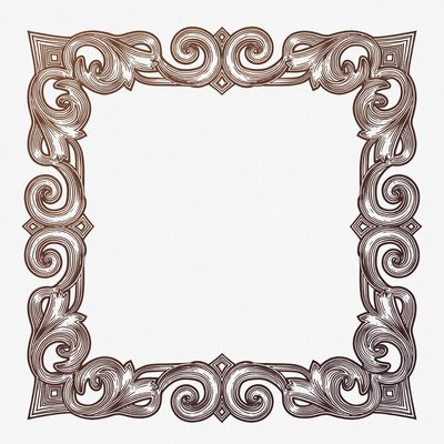 Ornate Vintage Frame Border