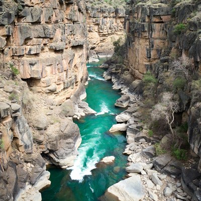 Turquoise River in Rocky Canyon
