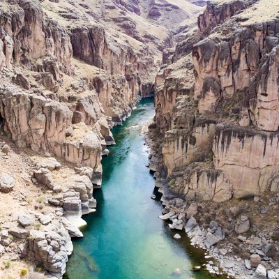 Turquoise River in Deep Canyon