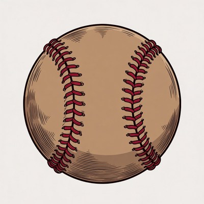 Baseball illustration