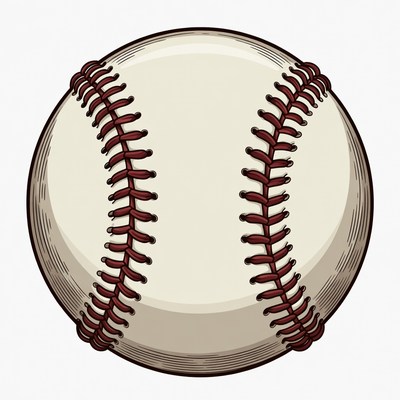 Baseball illustration