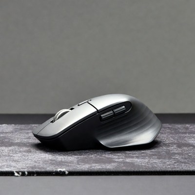 Wireless Gaming Mouse on Mouse Pad