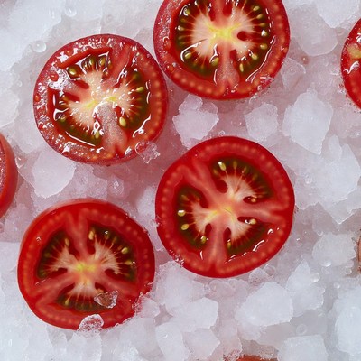 Cherry Tomatoes on Ice