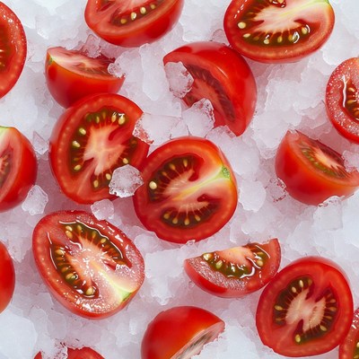 Cherry Tomatoes on Ice