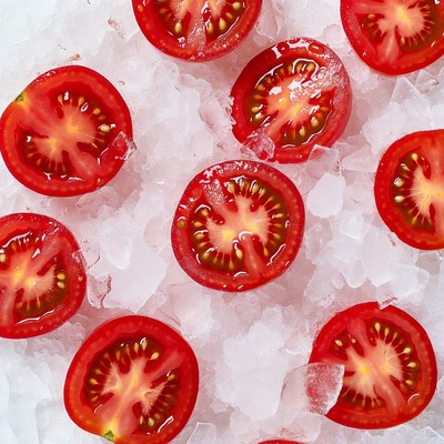 Cherry Tomatoes on Ice