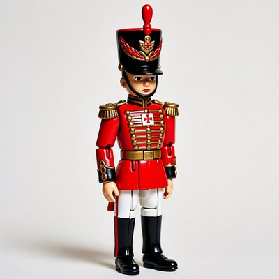 Toy Soldier in Red Uniform