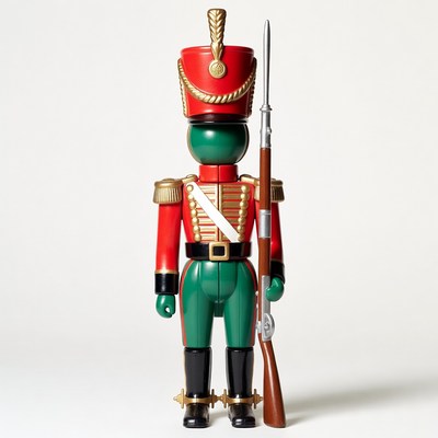 Green Nutcracker Soldier Toy Figure