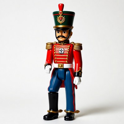 Toy Soldier in Red Uniform