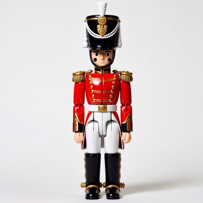 Red Toy Soldier Nutcracker Standing
