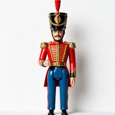 Toy Soldier in Red Uniform
