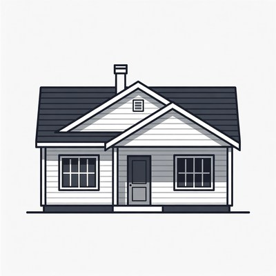 White house illustration