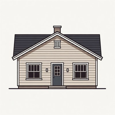 Simple Illustrated House