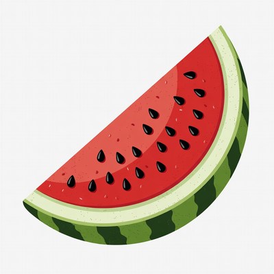 Sliced Watermelon Illustration