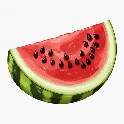 Sliced Watermelon Illustration