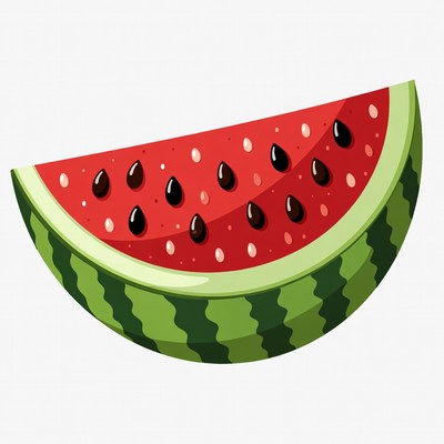 Watermelon Slice Illustration