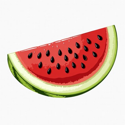 Watermelon Slice Illustration
