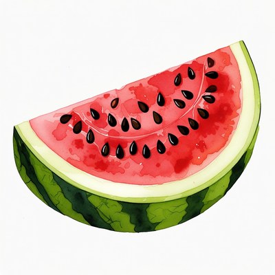 Watermelon Slice Illustration