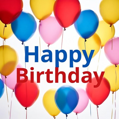 Happy Birthday Balloons