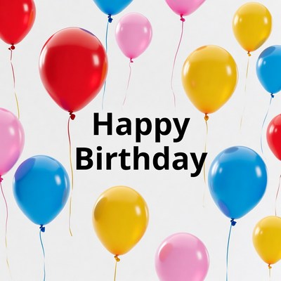 Happy Birthday Balloons