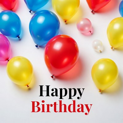 Happy Birthday Balloons