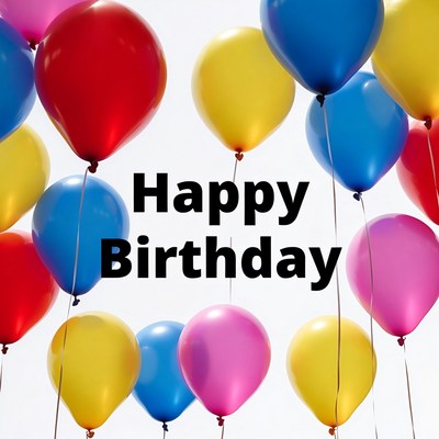 Happy Birthday Balloons
