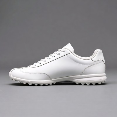 White Golf Sneakers Side View