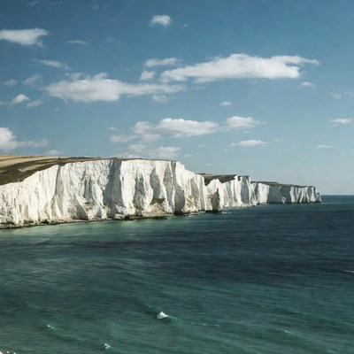 White Cliffs of Dover by sea