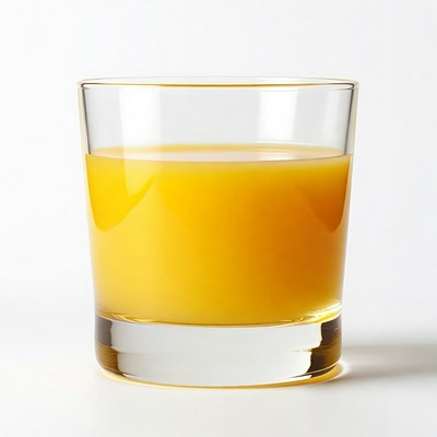 Glass of orange juice