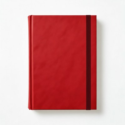 Red Notebook with Elastic Band