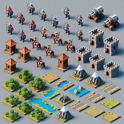 Medieval 3D Game Assets Collection