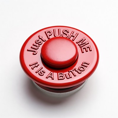 Red Push Me Button