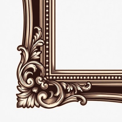 Ornate Vintage Picture Frame