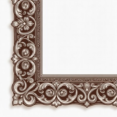 Ornate Vintage Picture Frame