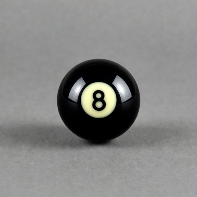 Black 8 Ball Pool Ball