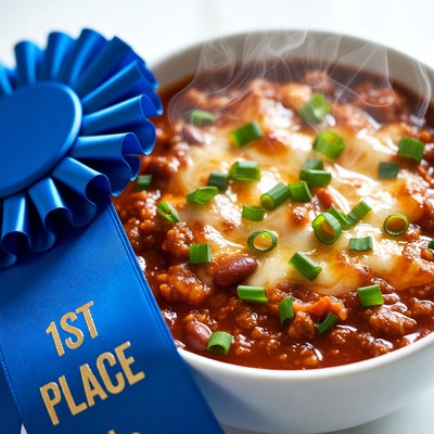 Best Chili with First Place Ribbon