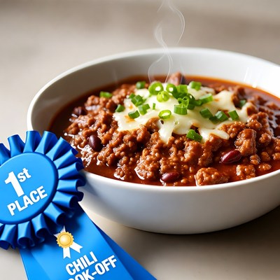First Place Chili Bowl with Ribbon