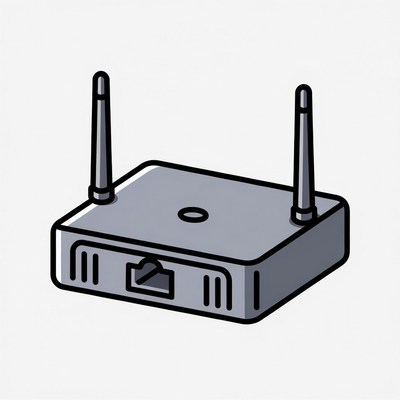WiFi Router Illustration