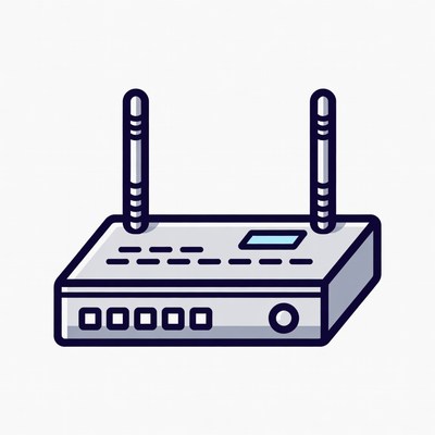 WiFi Router with Antennas