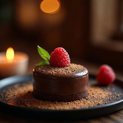 Chocolate Cake with Raspberry