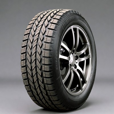 All-Terrain Tire on Alloy Wheel